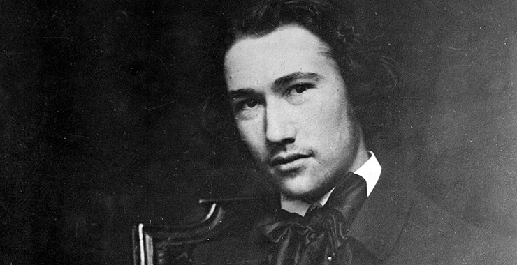 Le jeune André Gide (crédit : Laure Albin Guillot / Roger Viollet)